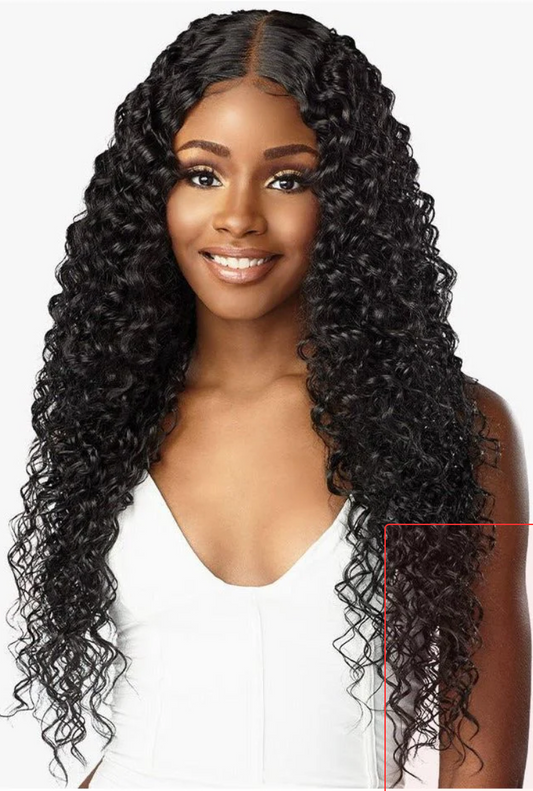 Sensationnel Butta Lace Human Hair Blend Lace Front Wig - Bohemian 28"